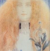 Fernand Khnopff, Head of a Woman